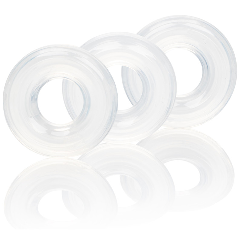 Calexotics Lot de 3 cockrings souples Stacker 20mm